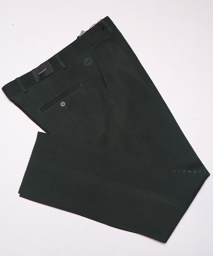                                                                                 طوسی زرشکی آبی روشن یشمی شلوار پارچه ای فیت 0499  - تصویر 4