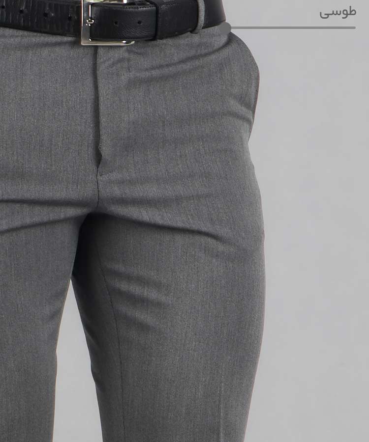                     طوسی ذغالی مشکی سورمه ای شلوار پارچه ای راسته 0122  - تصویر 6