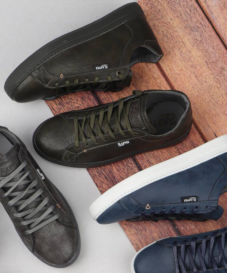                                                                                                                                                 سورمه ای طوسی یشمی قهوه ای عسلی استخوانی کفش کژوال 5213  - تصویر 7