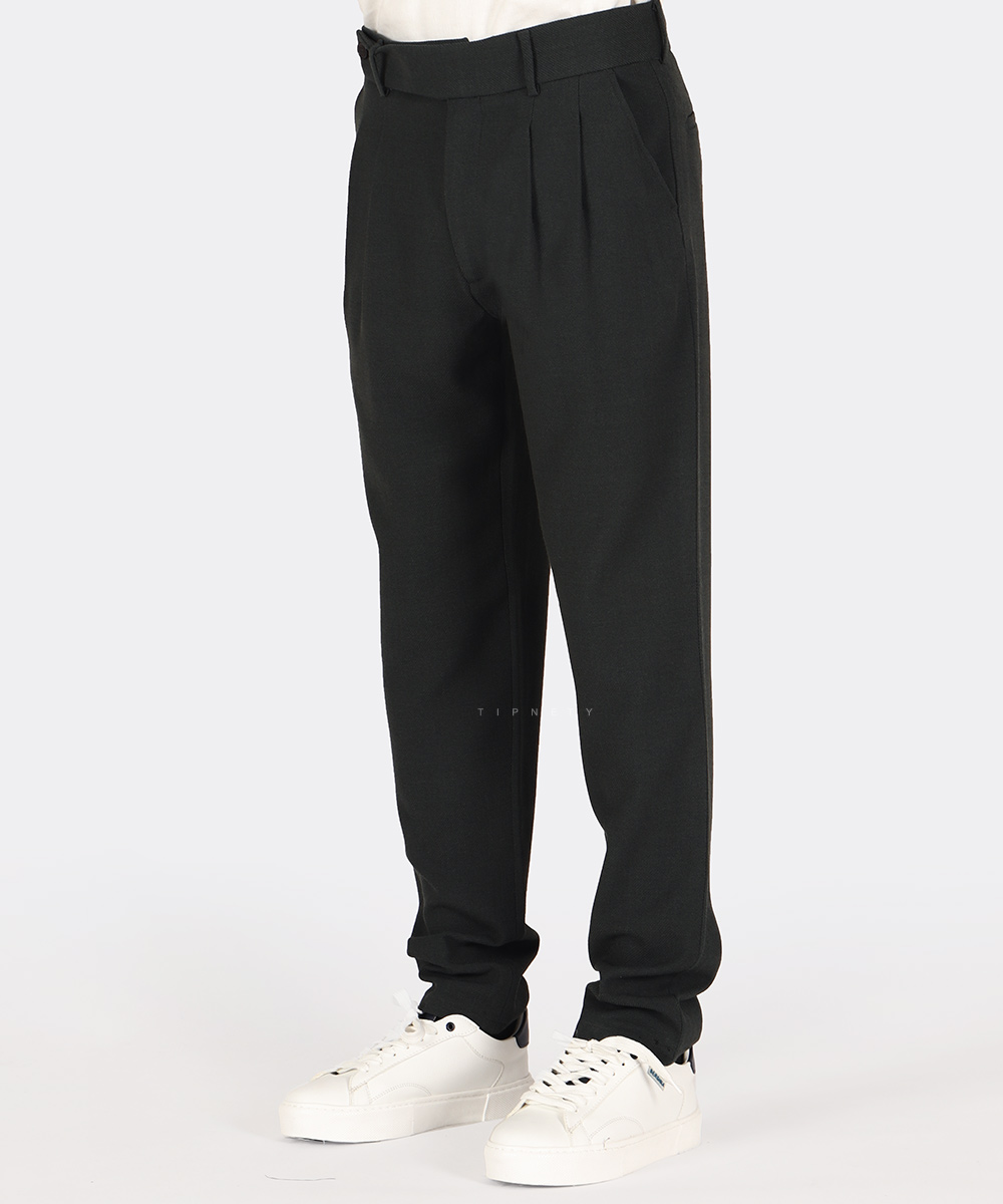                                         مشکی سورمه ای استخوانی کرم سبز شلوار پارچه ای مام استایل 0922  - تصویر 5