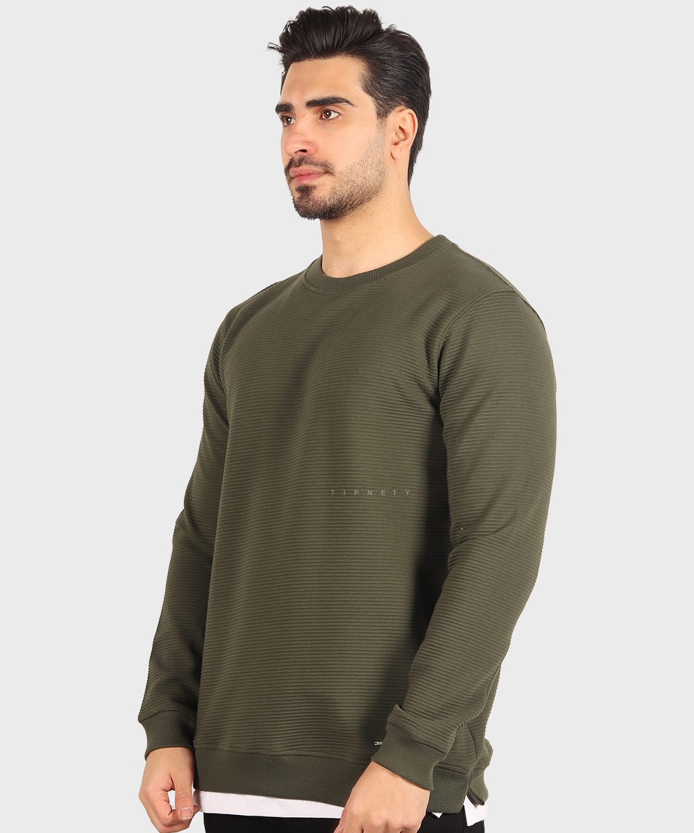                                                         لجنی سورمه ای نوک مدادی مشکی شیری کرم تیره پاییزه تیشرت 5632  - تصویر 14