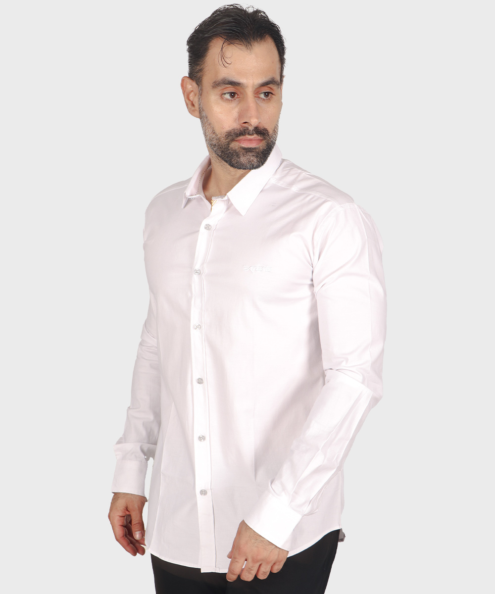                                                         طوسی تیره سورمه ای آبی روشن طوسی روشن سفید لجنی پیراهن آستین بلند فیت 0671  - تصویر 13