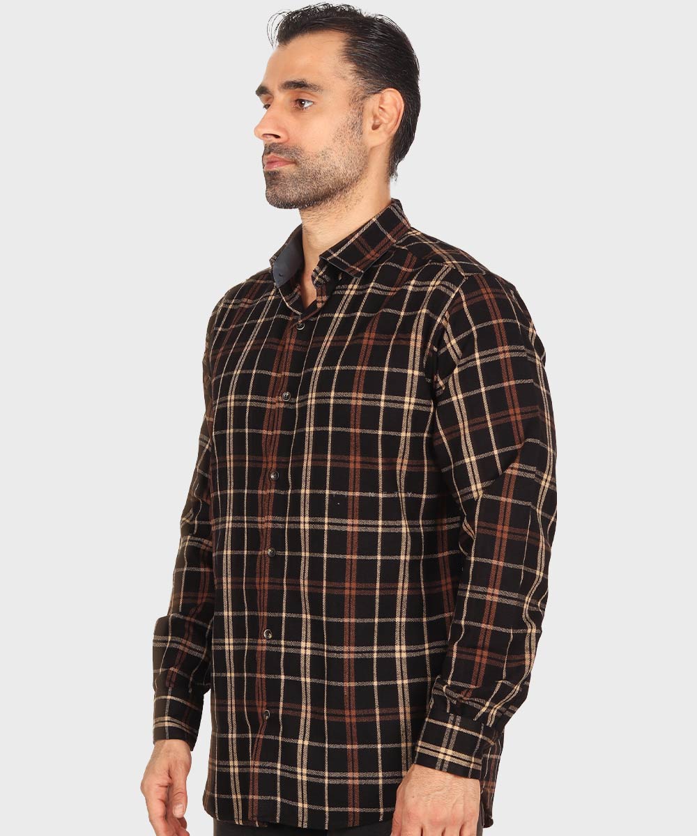         قهوه ای پاییزه پیراهن 0158  - تصویر 5