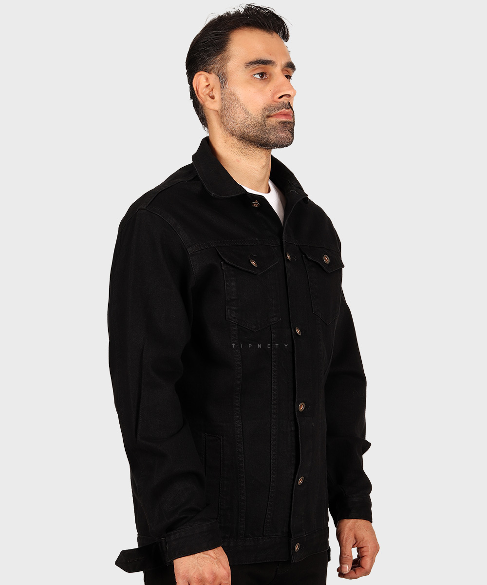         مشکی زمستانه کت جین 0261  - تصویر 7