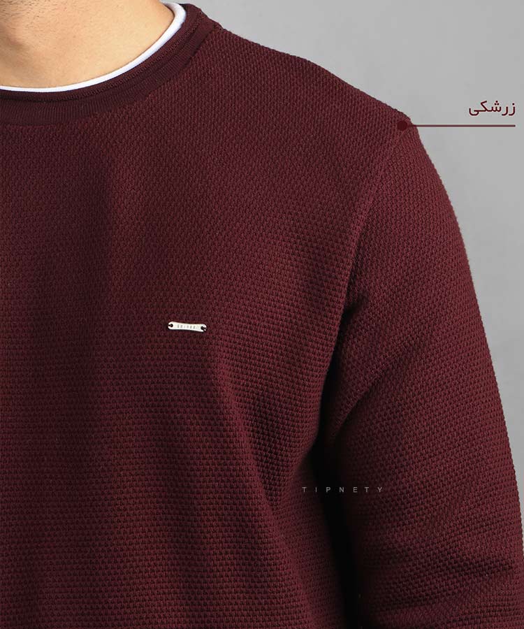                                                                                                                                                               زرشکی صدری خاکی دودی سورمه ای مشکی لجنی طوسی کرم تیره پاییزه پلیور 0519  - تصویر 9