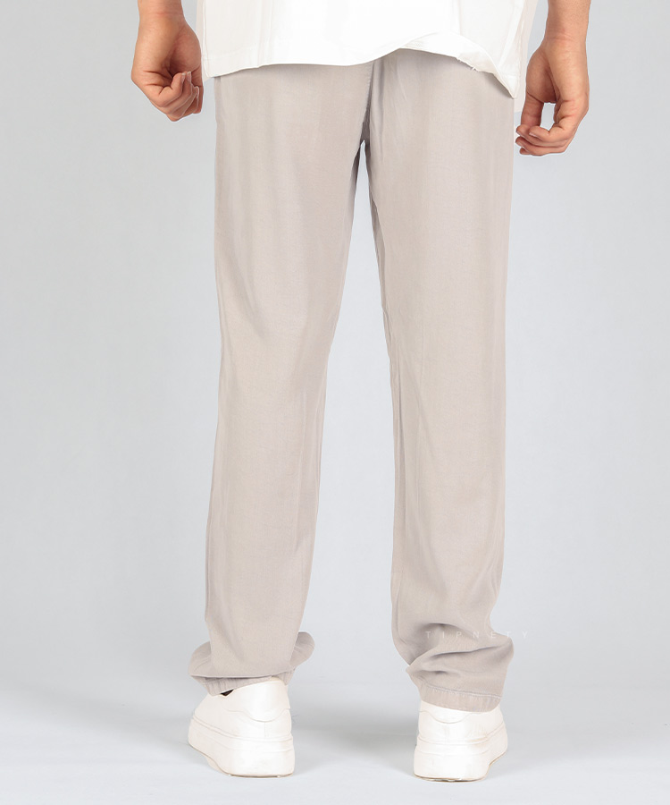         طوسی روشن شلوار پارچه ای اسلش 0724  - تصویر 3