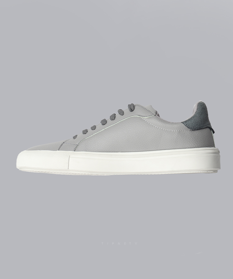 کفش ونس طوسی مردانه لژ سفید 2728