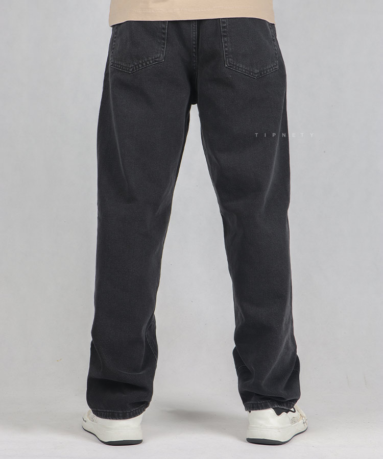                                         ذغالی شلوار جین بگ استایل 6078  - تصویر 4