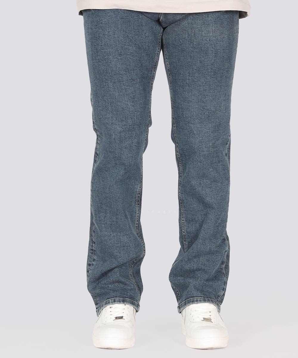 شلوار جین راسته مردانه ساده 4896