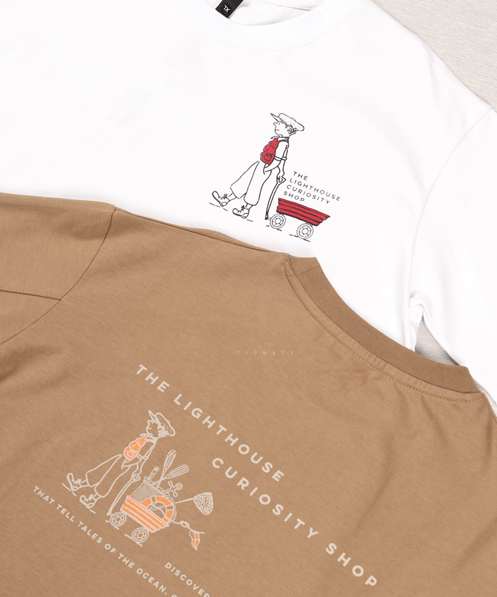                                         سفید خاکی صدری تیشرت لش 1725  - تصویر 18