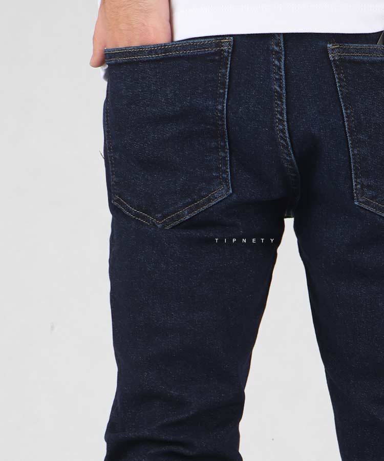                                                 سورمه ای ذغالی تینت شلوار جین اسلیم 3815  - تصویر 3