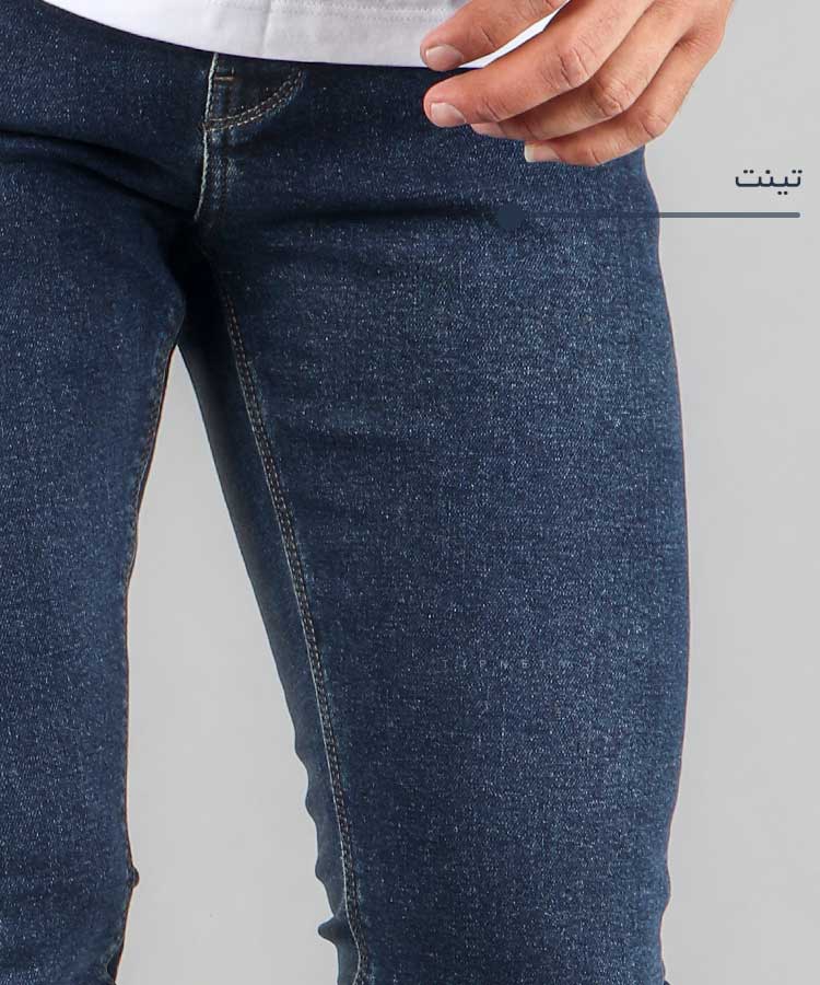                       تینت سورمه ای مشکی آبی ذغالی طوسی روشن آبی تیره شلوار جین اسلیم 3695  - تصویر 3