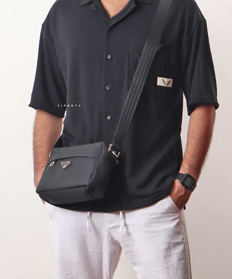 کیف دوشی PARDA مشکی 2307