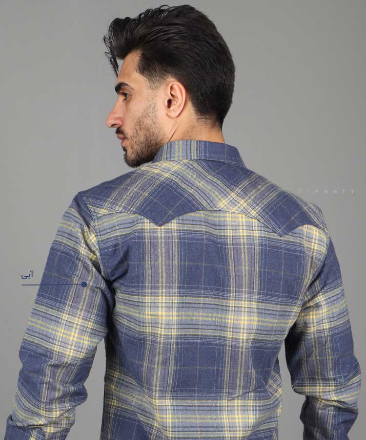                                                                                                                                                                 مشکی زرد شکلاتی آجری آبی ذغالی صدری پاییزه پیراهن 0781  - تصویر 8