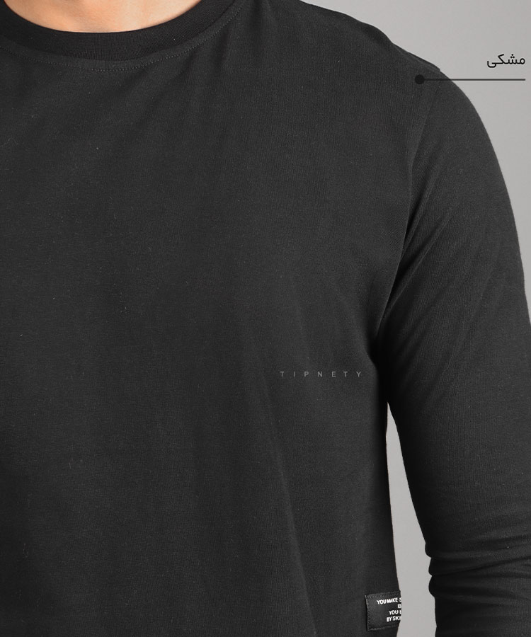                                                                                                                                                                                                                                                                                                                                                                                                                                                                                                                                                                                                                                                                                                                                       سفید آبی روشن خردلی سورمه ای مشکی طوسی سبز یاسی شکلاتی آجری آبی تیره نفتی ملانژ صدری یشمی پرتقالی صورتی مات فرمی شتری کرم پاییزه تیشرت 5172  - تصویر 3