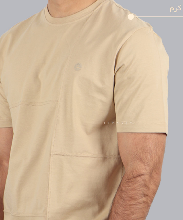                                                                                                     کرم مشکی سفید طوسی تیشرت لش 1271  - تصویر 5