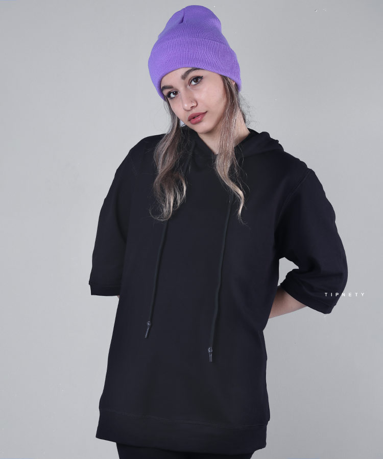                                                                                                                                   ملانژ سورمه ای طوسی تیره مشکی پاییزه هودی 1890  - تصویر 6