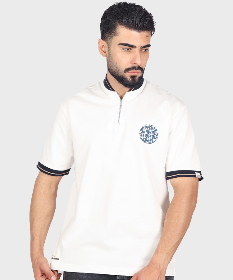                       لجنی مشکی یشمی طوسی روشن سورمه ای استخوانی سفید دودی تیشرت لش 4201  - تصویر 7