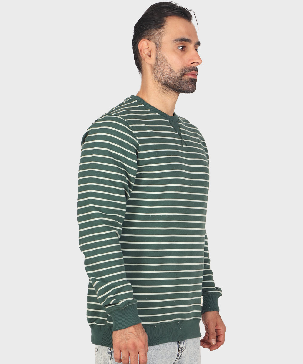                                     ملانژ آبی قهوه ای کرم سبز پاییزه پلیور 1532  - تصویر 15