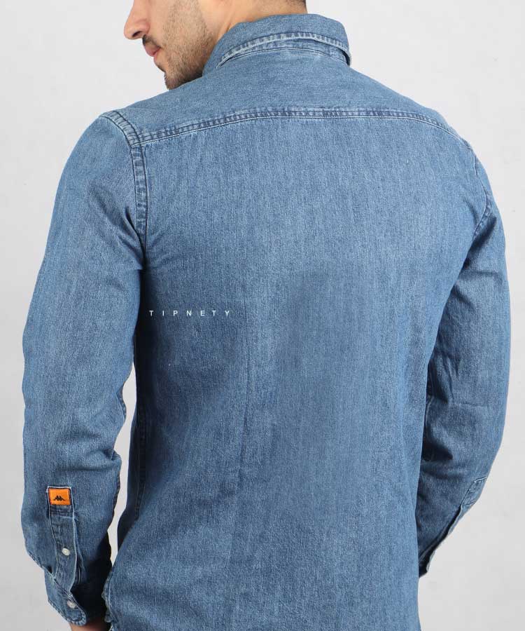 پیراهن مردانه آستین بلند جین 6042