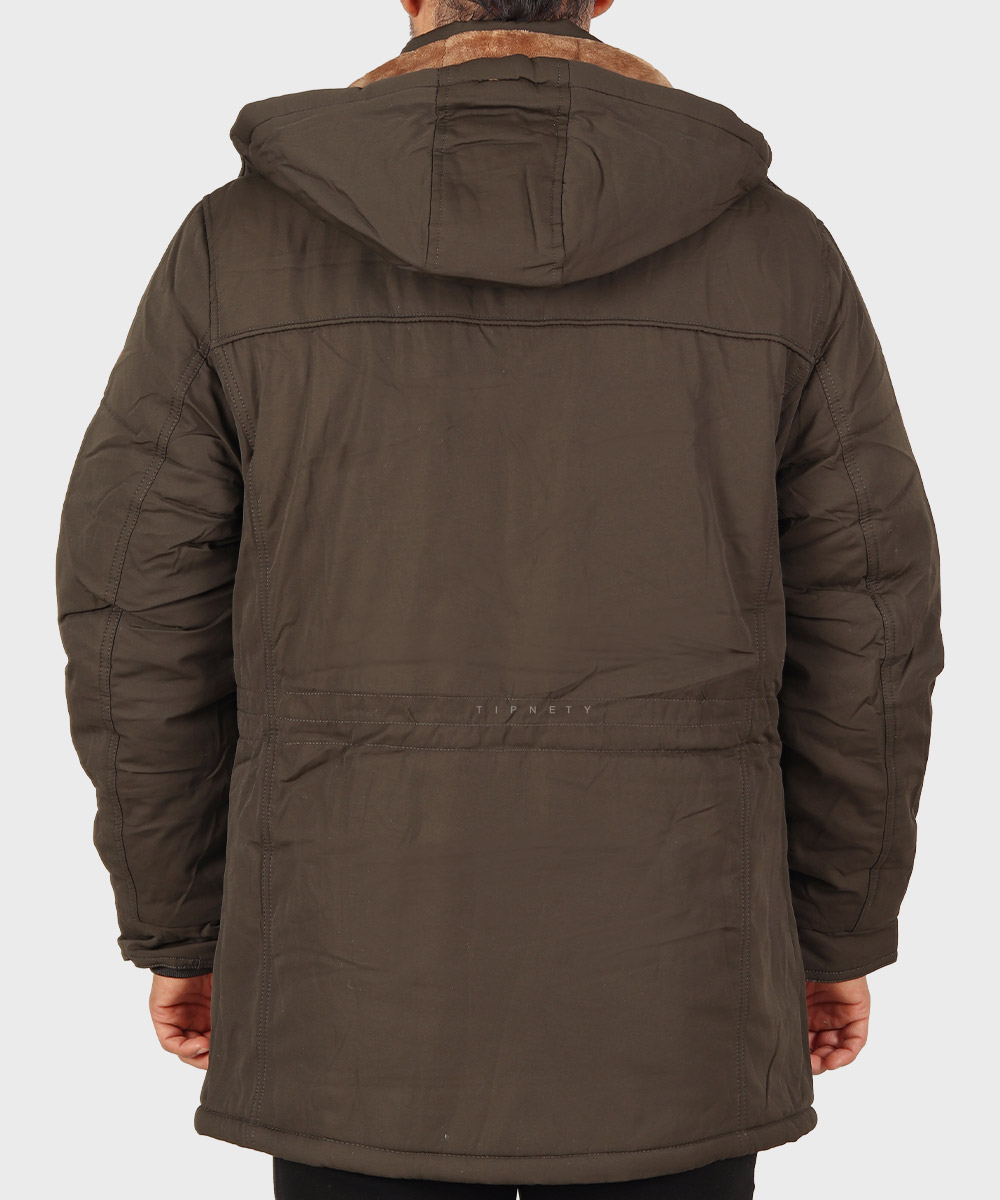                 لجنی شتری مشکی زمستانه کاپشن 1922  - تصویر 15