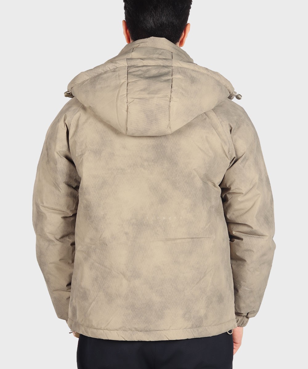 مشکی خاکی استخوانی زمستانه کاپشن 9659  - تصویر 11