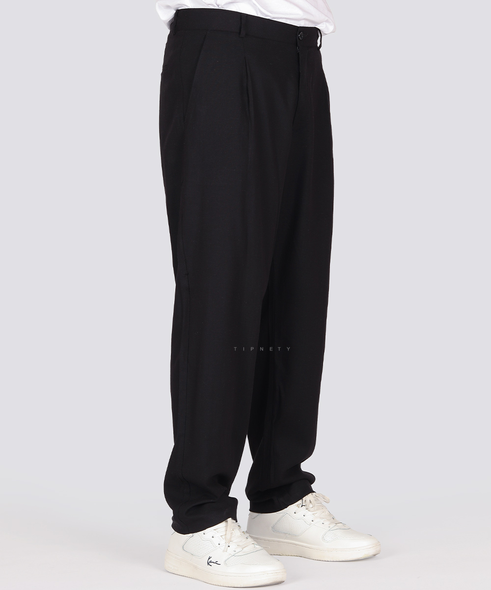                                                   استخوانی کرم مشکی سبز شلوار پارچه ای لینن 4937  - تصویر 20