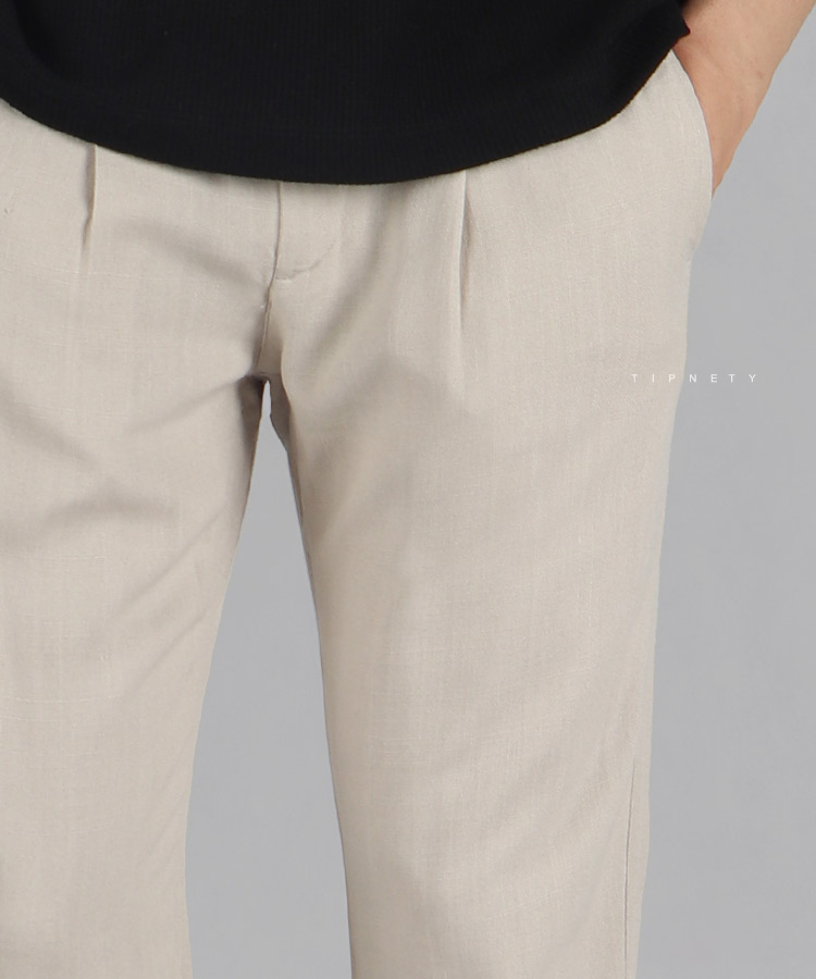                                                                                                                                                                                                                                           خاکی استخوانی زیتونی سبز کرم سفید مشکی لجنی شلوار پارچه ای لینن 0072  - تصویر 13