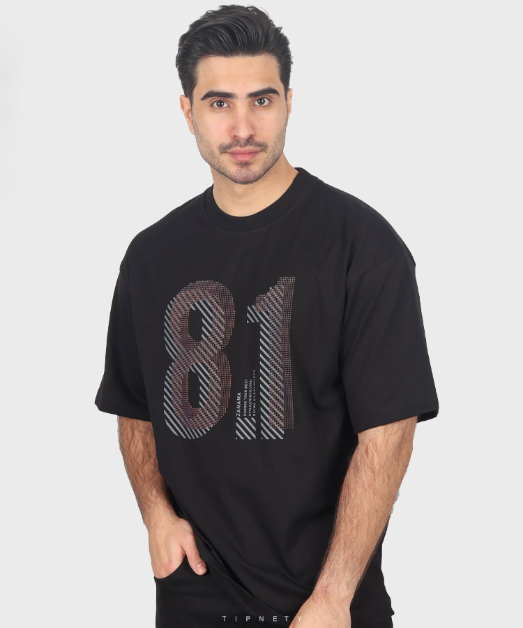                                                         سورمه ای قهوه ای دودی مشکی سفید استخوانی تیشرت لش 1617  - تصویر 6