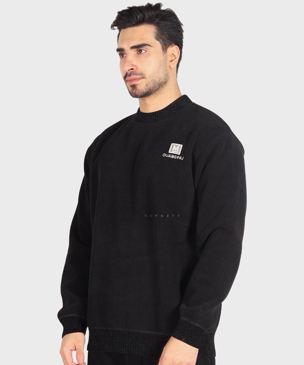 مشکی عسلی شیری پاییزه پلیور 7135  - تصویر 8