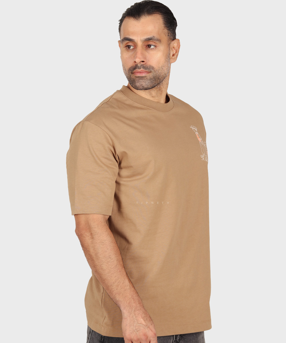                                 سفید خاکی صدری تیشرت لش 1725  - تصویر 19