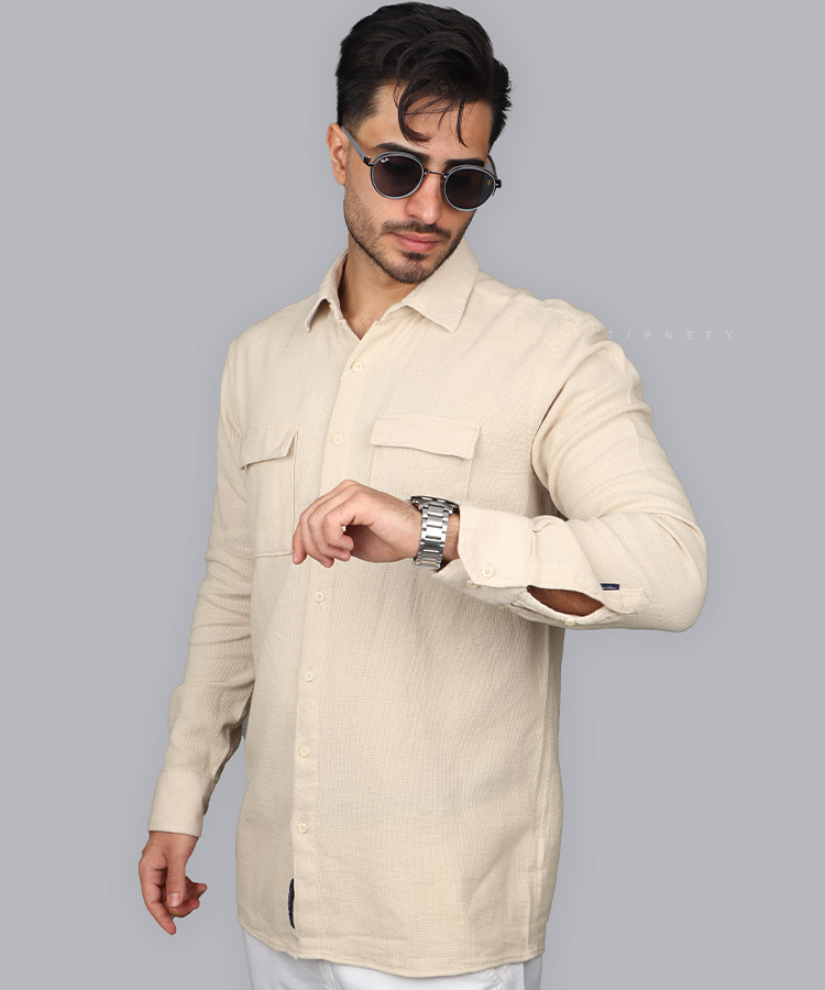 پیراهن مردانه کنفی پاییزه 5208