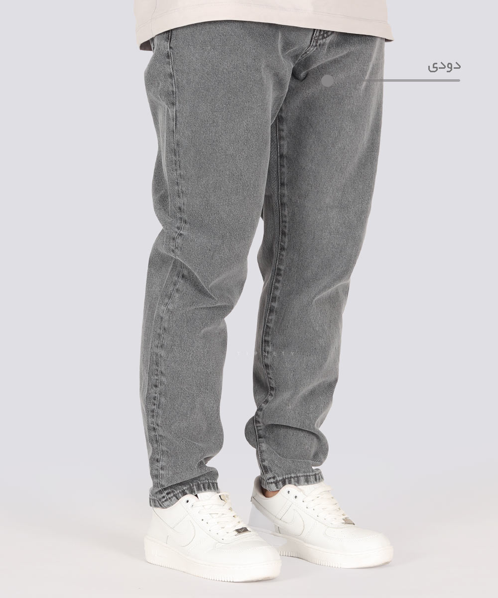             مشکی تینت سورمه ای دودی آبی یخی شلوار جین مام فیت 3932  - تصویر 7