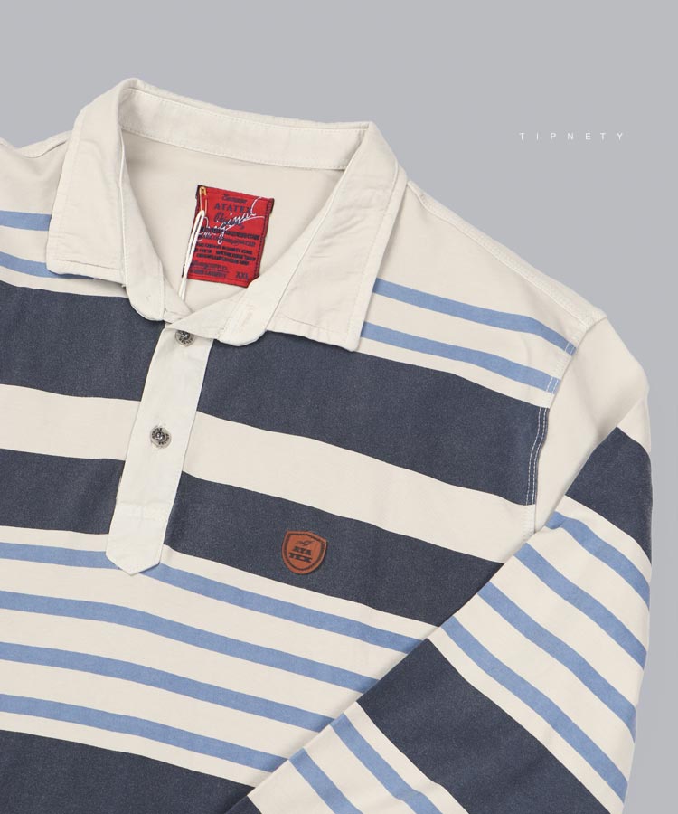 تیشرت یقه دار مردانه آستین بلند 1264