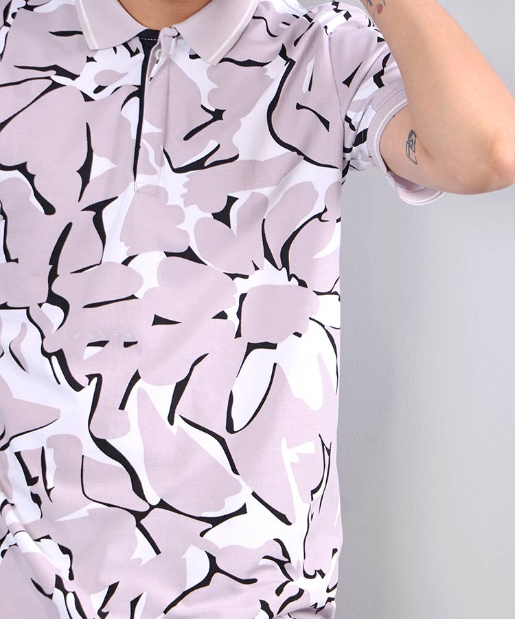                                                                                                         مشکی طوسی تیشرت یقه دار 1157  - تصویر 5