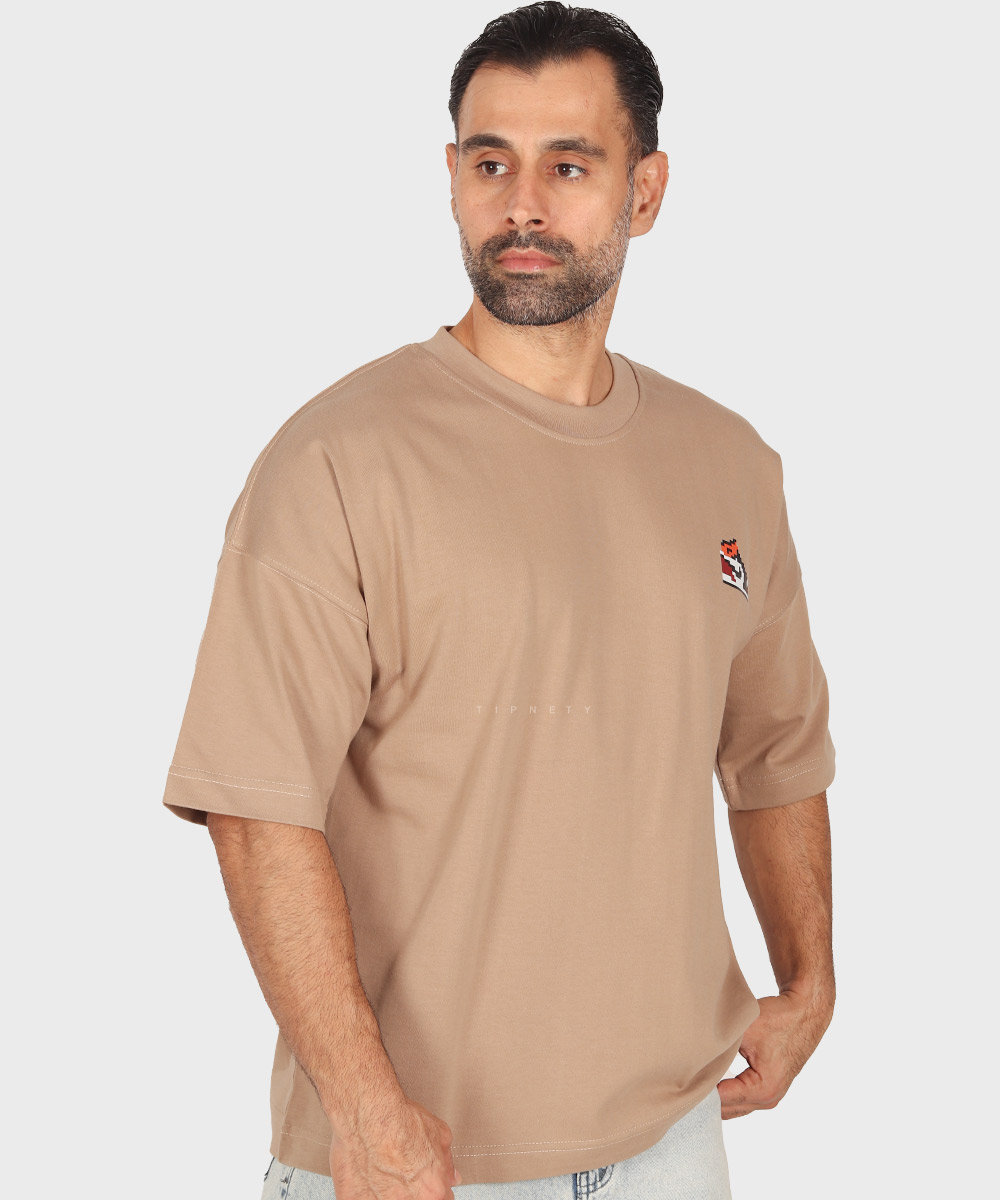 صورتی آبی روشن خاکی سفید تیشرت لش 6210  - تصویر 19