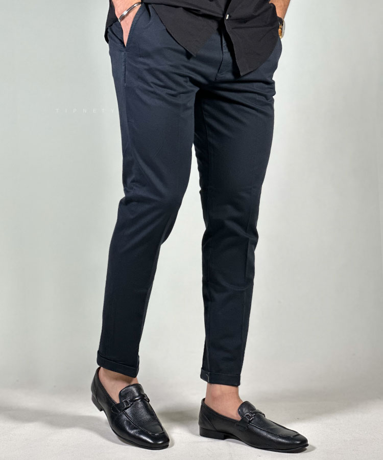 شلوار کتان اسپرت مردانه ساده 0041