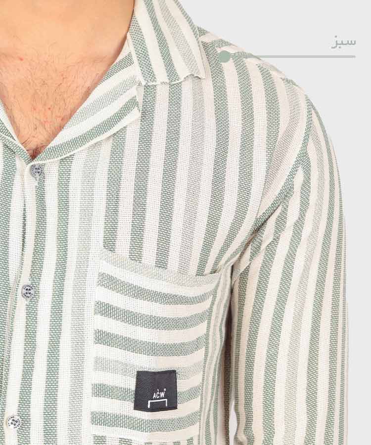                                                                                                                                                                 صورتی مات آبی سبز مشکی پیراهن یقه انگلیسی 0771  - تصویر 8