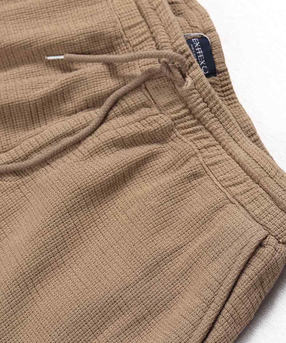             کرم تیره شلوار پارچه ای بگ استایل 1020  - تصویر 4