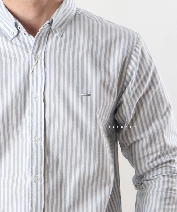                                 آبی پیراهن آستین بلند فیت 8823  - تصویر 3