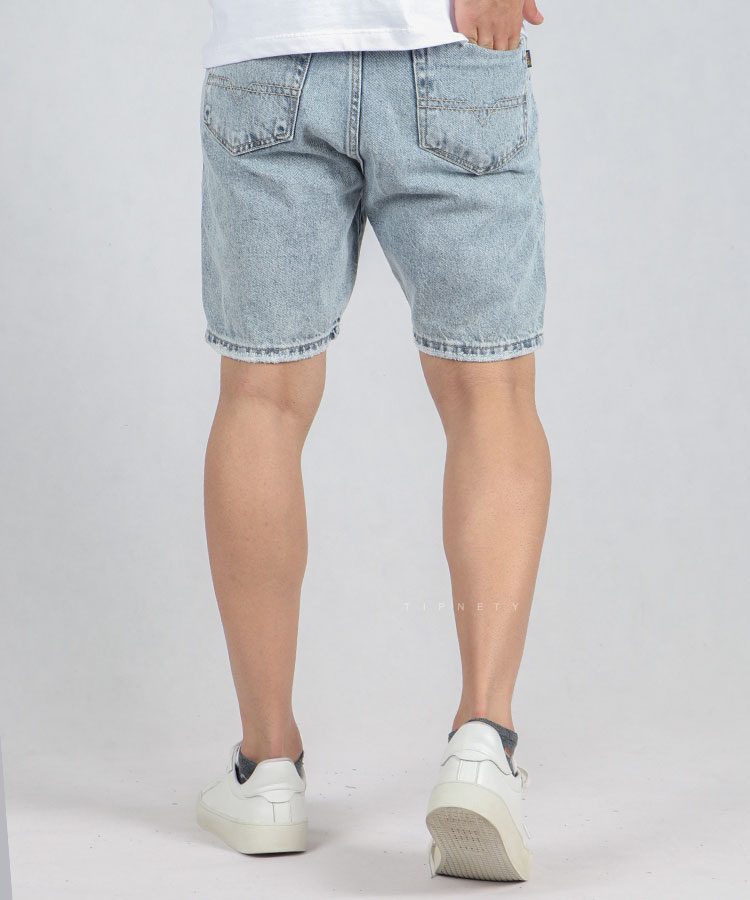                                                                                                                                                   ذغالی طوسی آبی روشن آبی چرک آبی یخی تینت راحتی شلوارک 5260  - تصویر 7