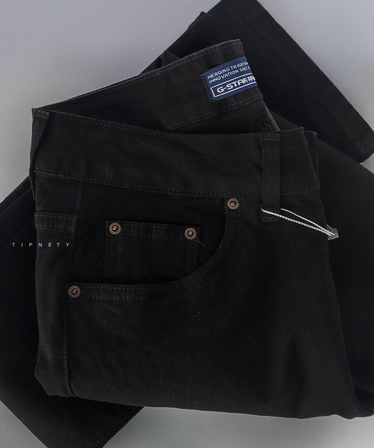 شلوار جین اسلیم مردانه مشکی 3732