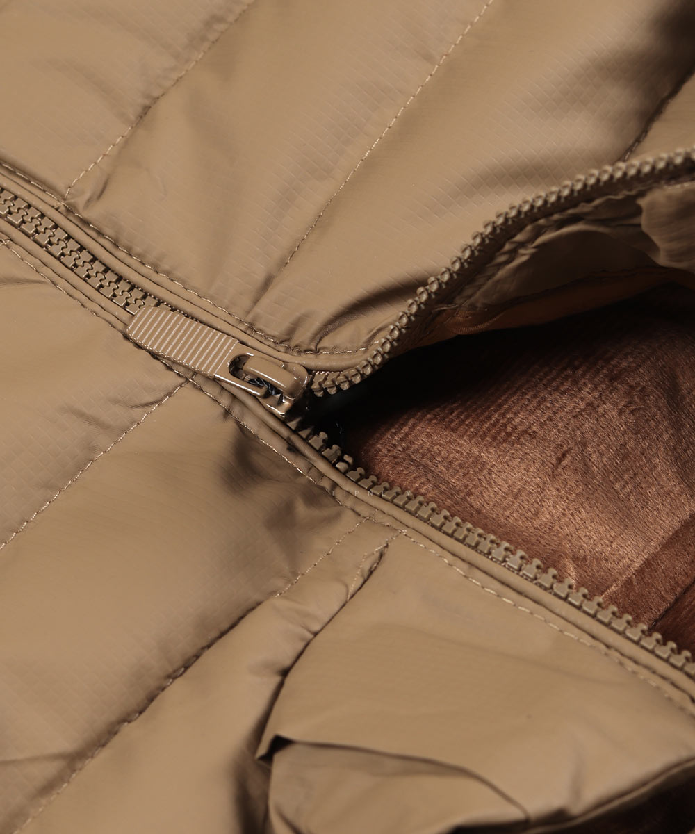                     استخوانی خاکی سبز مشکی زمستانه پافر 7022  - تصویر 18