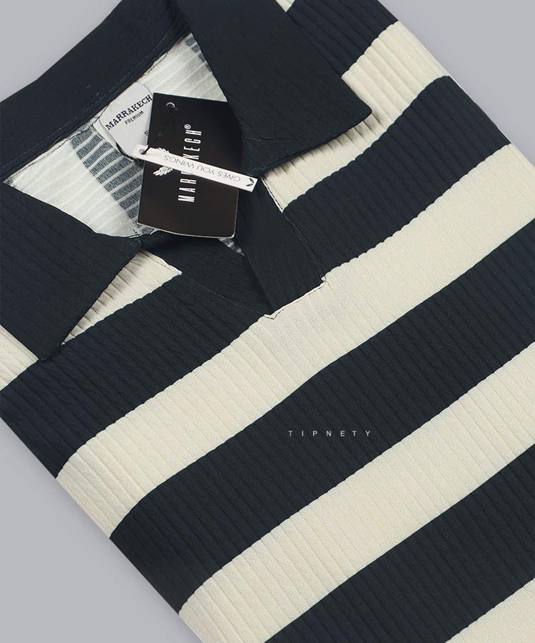                                                     شیری سفید تیشرت یقه دار 2120  - تصویر 6