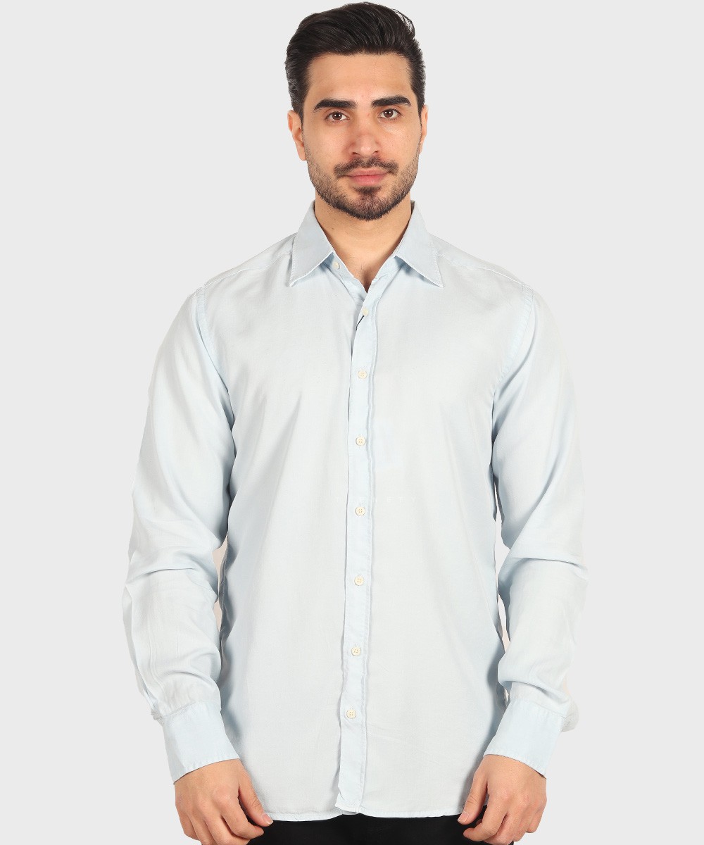     روشن               آبی آبی روشن سورمه ای نسکافه ای لجنی مشکی نفتی سفید پیراهن لش 1700  - تصویر 3