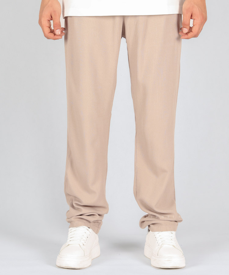 شلوار لینن مردانه بگ کمر کشی 1330