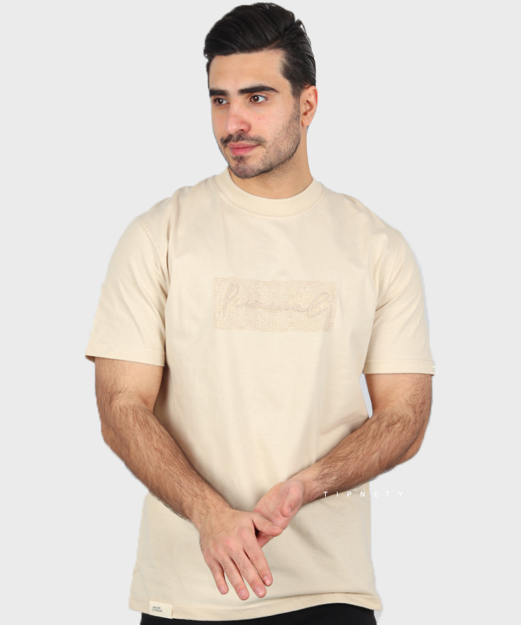                                                             کاربنی کرم سبز شیری مشکی تیشرت لش 3254  - تصویر 3