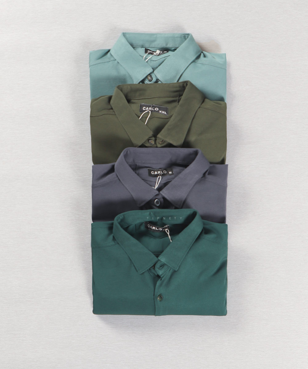 پیراهن مردانه ساده و آستین بلند 0126