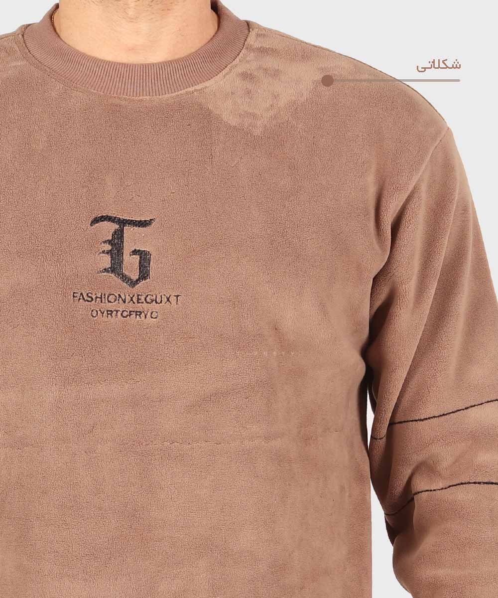                                     دودی شیری مشکی شکلاتی سبز پاییزه پلیور 9979  - تصویر 11