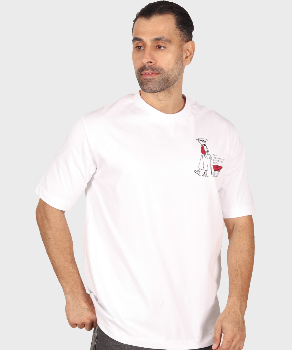                                 سفید خاکی صدری تیشرت لش 1725  - تصویر 14